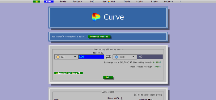 おすすめのDeFi関連銘柄・DEX_Curve Finance（CRV）