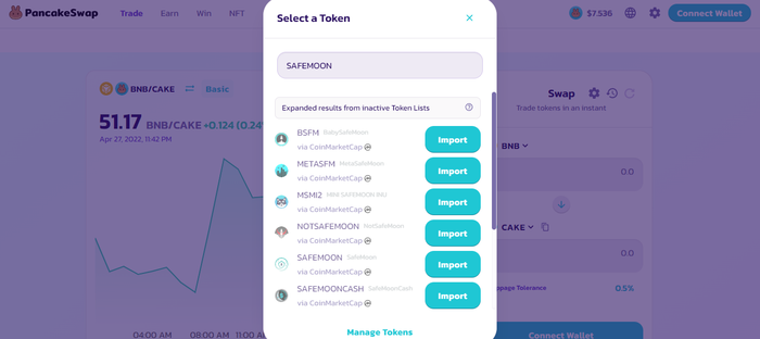 仮想通貨SafeMoon（セーフムーン）の買い方_送金先の取引所でSafeMoon（セーフムーン）を購入