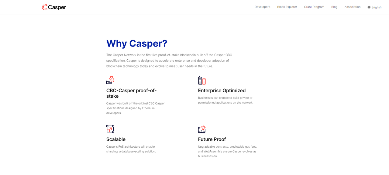 仮想通貨Casper（キャスパー/CSPR）の特徴3つを解説