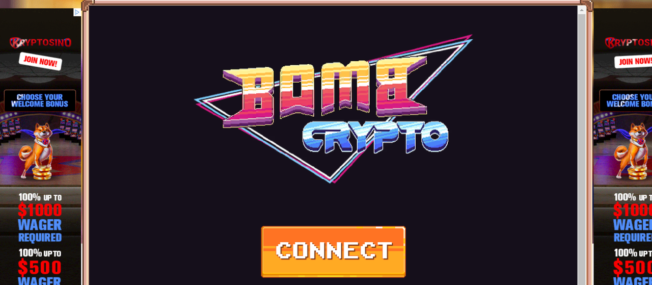 メタマスクとボムクリプト（BombCrypto）に連携